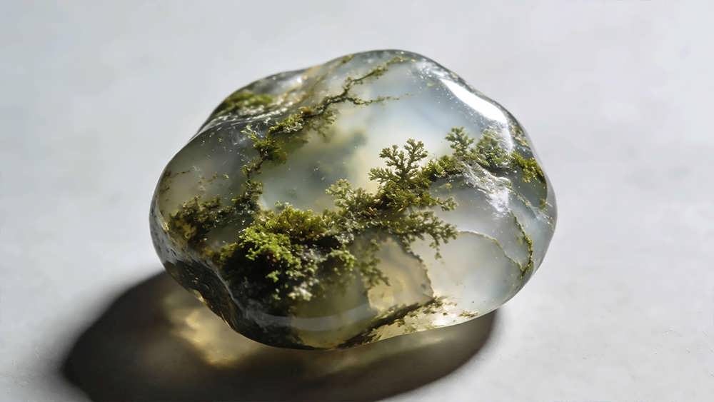 عقیق خزه ای زیبا