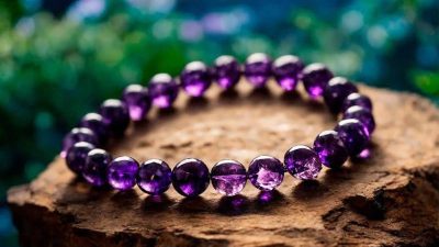 دستبند آمتیست برای رشد معنوی و تقویت شهود