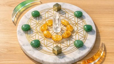 چگونه یک شبکه کریستالی برای ثروت و محافظت در دیوالی بسازیم؟
