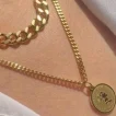 گردنبند زنانه استیل (رنگ ثابت) برند دلبر