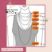 اطلاعات گردنبند زنانه استیل (رنگ ثابت) برند دلبر