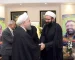 حضور حسن روحانی در منزل شهید لاریجانی