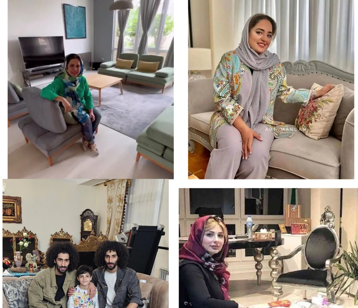 یه نگاه بنداز؛ مبل‌هایی که خونه بازیگران رو تبدیل به قصر کرده+ویدیو/ حمید لولایی، مرجانه گلچین، مریم امیرجلالی و...