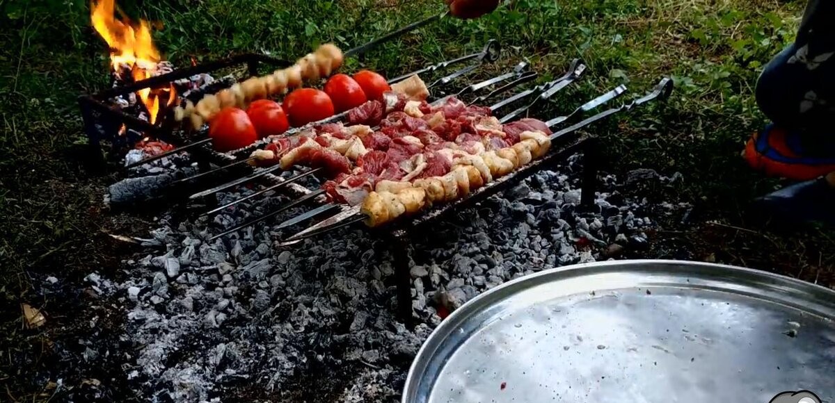 خلاقیت خنده دار تازه عروس دست پا چلفتی برای تهیه کباب برگ حماسه آفرید+عکس/ هنر نزد ایرانیان است و بس