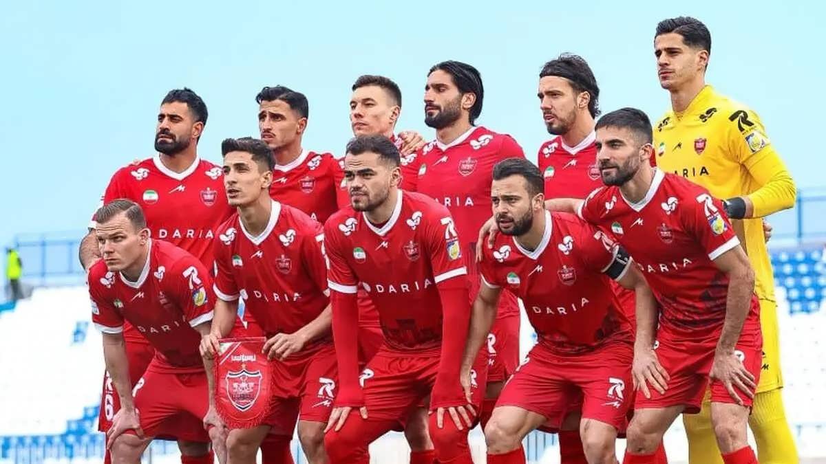 بازیکنان پرسپولیس مقابل تراکتور