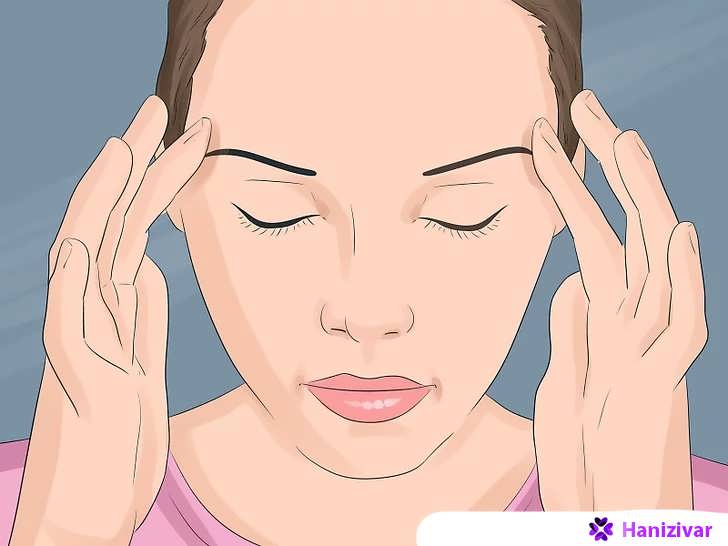 ماساژ نقاط فشاری سر برای آرامش