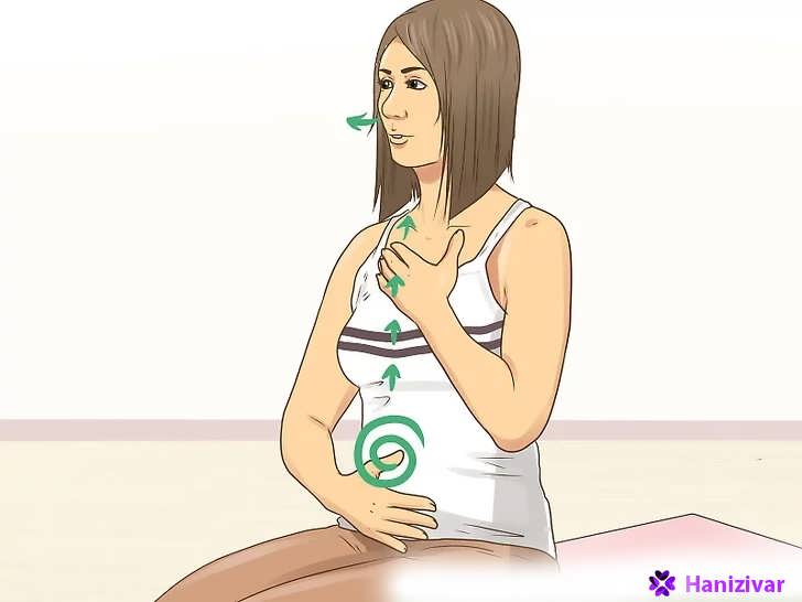 آموزش تنفس شکمی و دیافراگمی برای آرامش