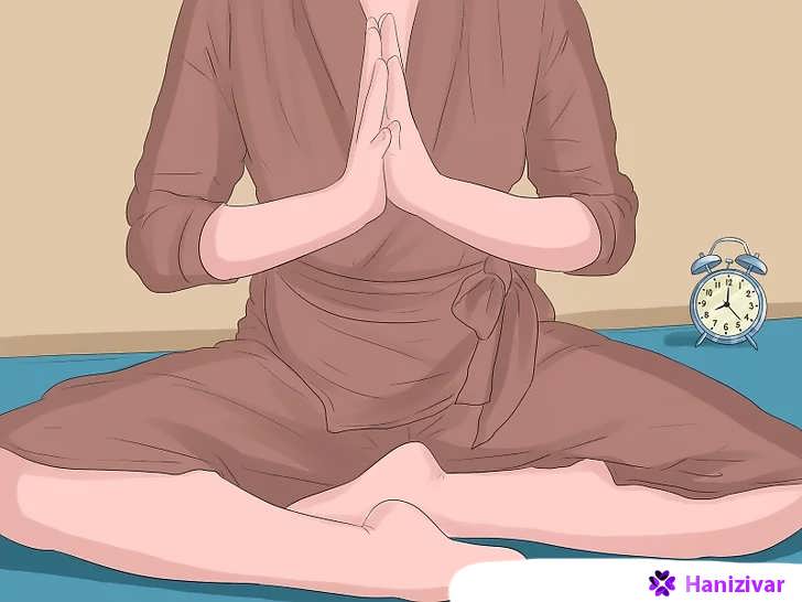زمان بندی جلسه مدیتیشن با ساعت رومیزی